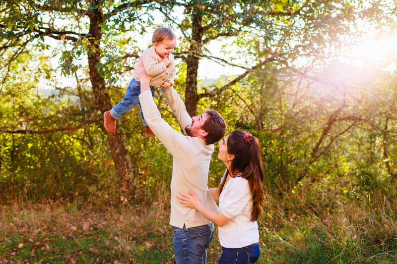palette couleurs tenue séance photo famille harmonieuse photographe
